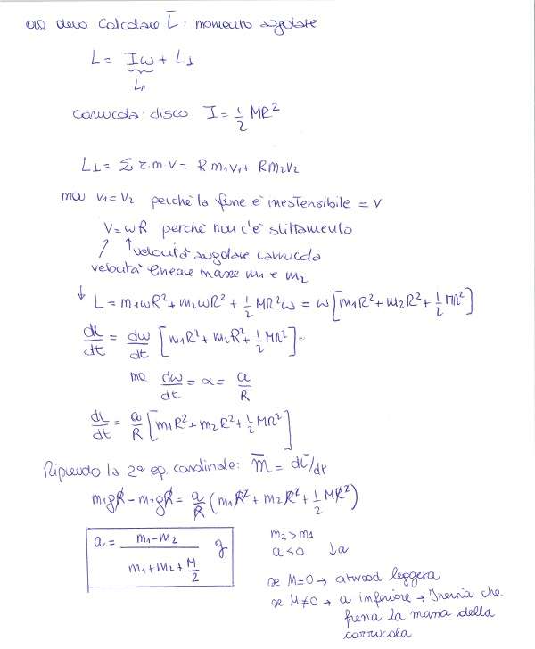 Corpo rigido - Esercizio 5 Corpo rigido Esercizio 5b