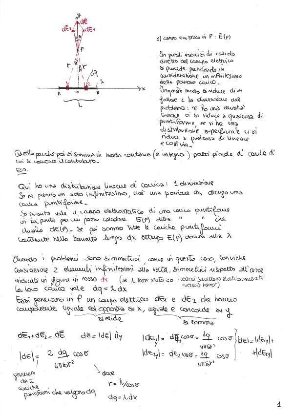 Elettrostatica 1 - Esercizio 3 elettrostatica parte 1 esercizio 3a