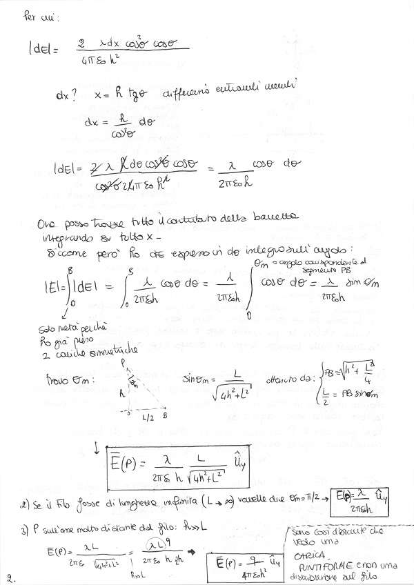 Elettrostatica 1 - Esercizio 3 elettrostatica parte 1 esercizio 3b