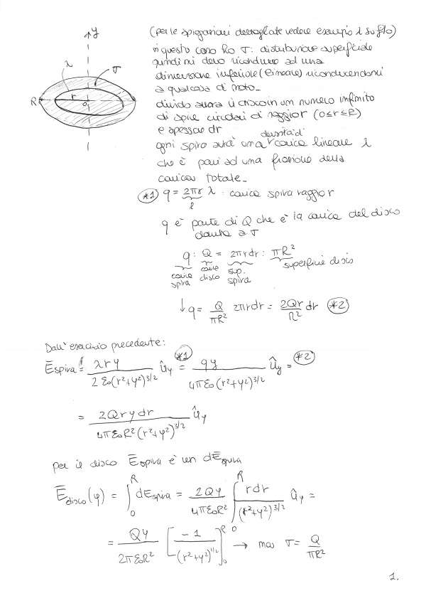 Elettrostatica 1 - Esercizio 5 elettrostatica parte 1 esercizio 5a