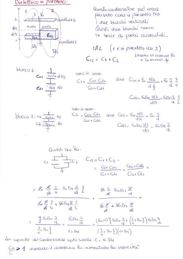 Dielettrici - Esercizio 4 dielettrici esercizio 4
