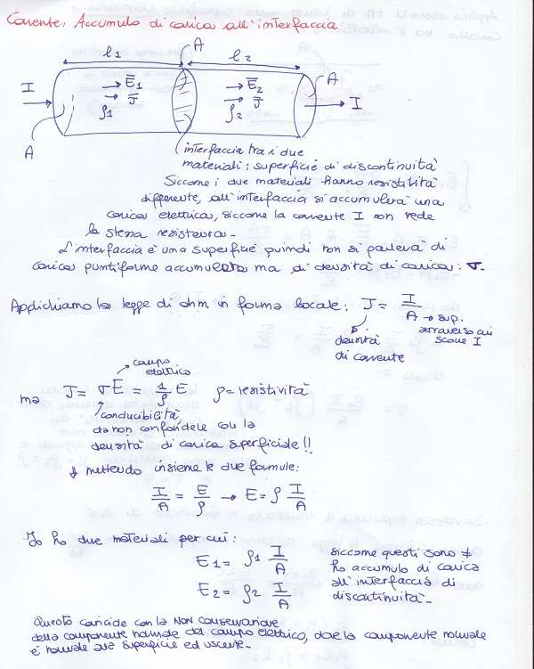 Corrente elettrica stazionaria - Esercizio 2 corrente elettrica stazionaria esercizio 2a